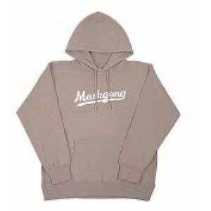 MARKGONG HOODIE KHAKI White MARKGONG Embroidered Logo Size 2